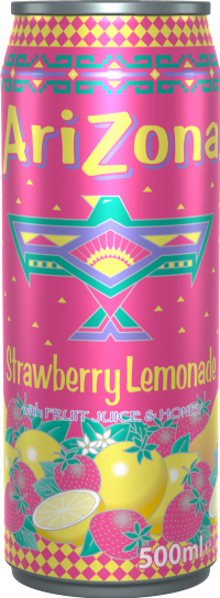 ARIZONA Cowboy Cocktail Strawberry Lemonade - Can 500ml
