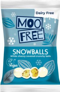 MOO FREE White Choccy Snowballs 35g