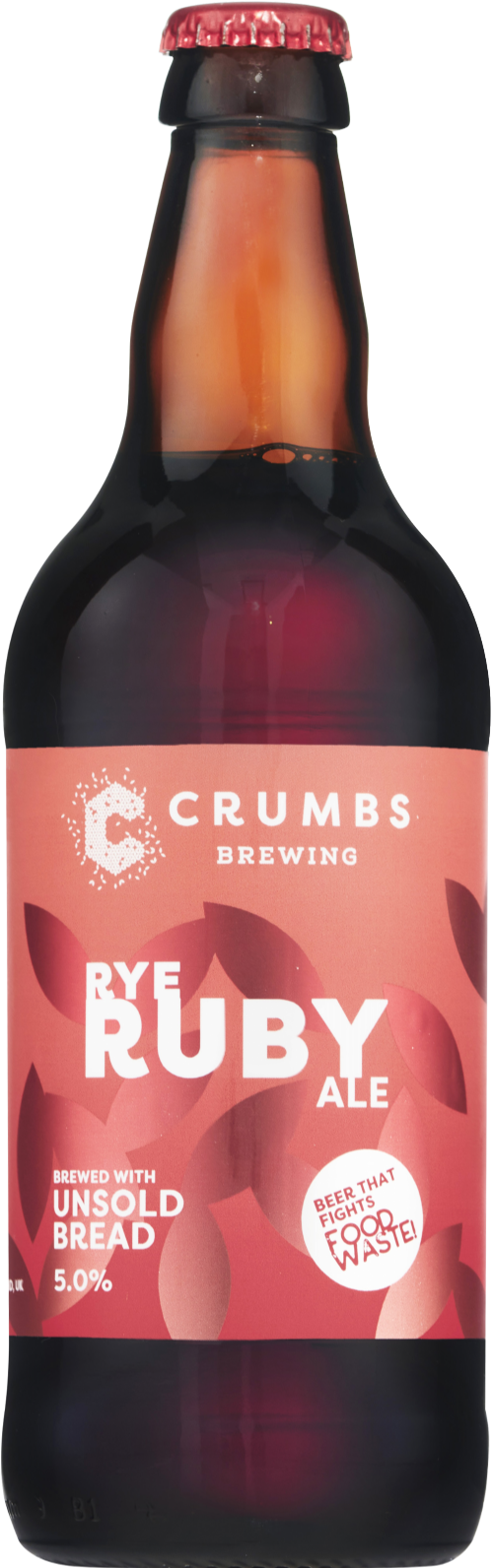 CRUMBS BREWING Rye Ruby Ale 5% ABV 500ml