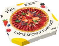THE FLAN CO. Large Sponge Flan Case 200g