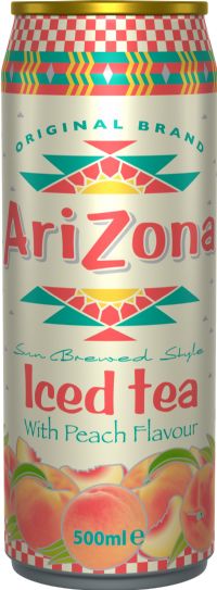 ARIZONA Iced Tea with Peach Flavour - Can 500ml