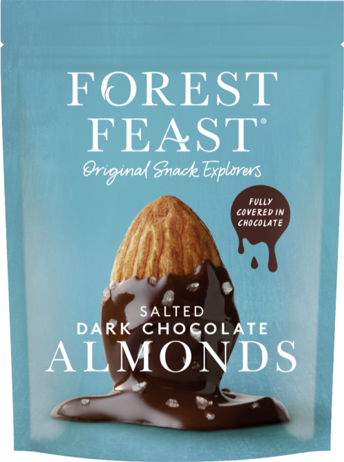 FOREST FEAST Salted Dark Chocolate Almonds 120g