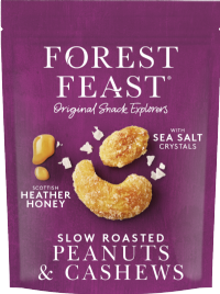 FOREST FEAST Honey & Sea Salt Cashews & Peanuts 120g