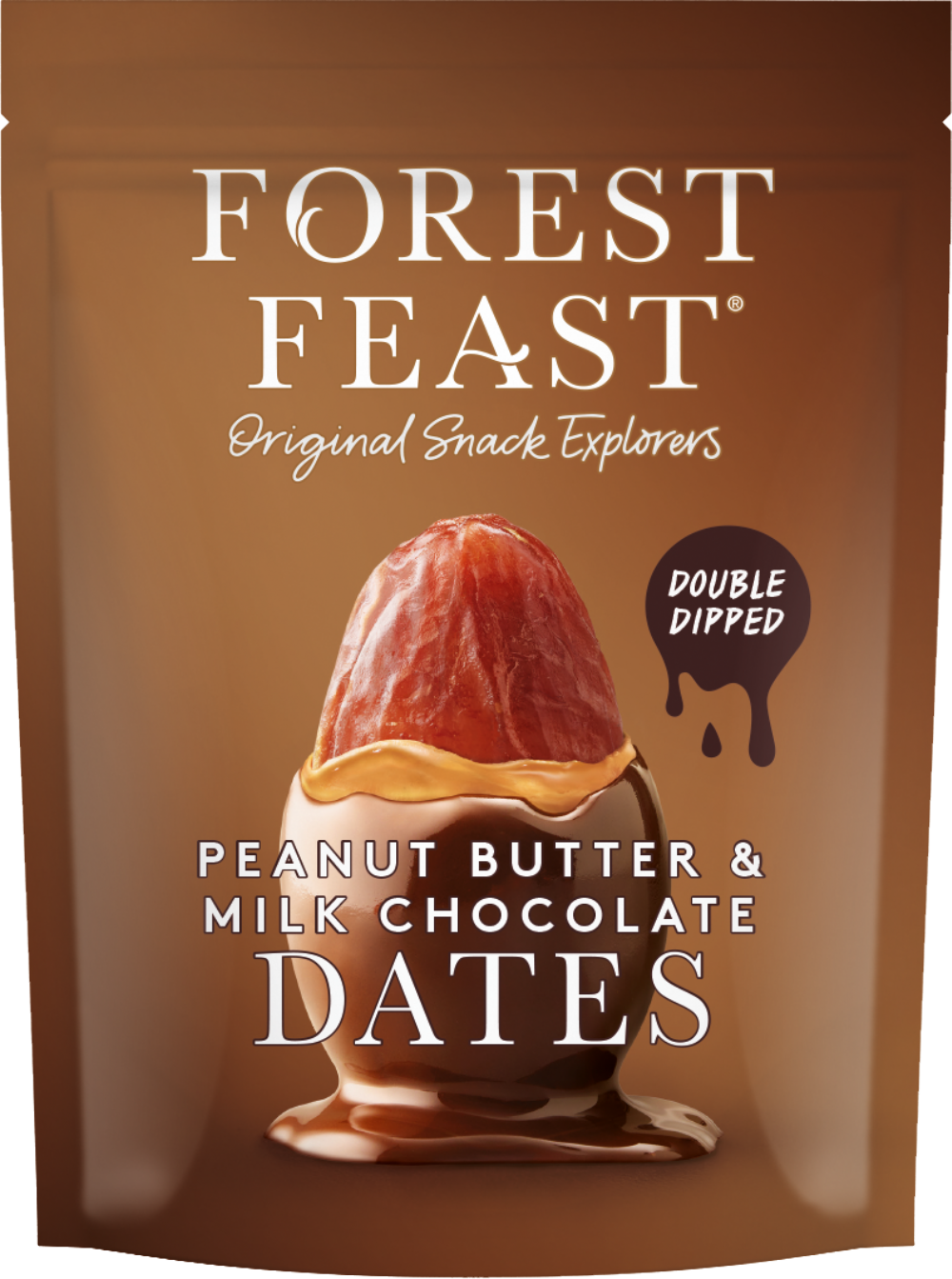 Forest Feast Peanut Butter & Milk Chocolate Dates 140g
