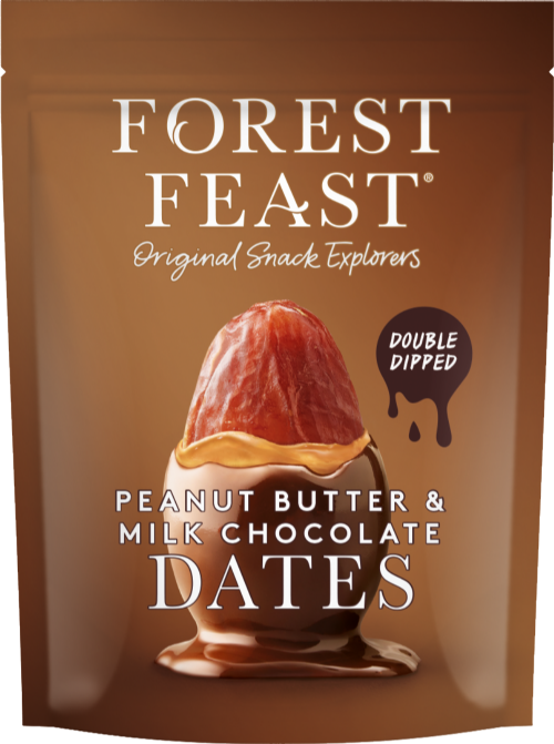 FOREST FEAST Peanut Butter & Milk Chocolate Dates 140g