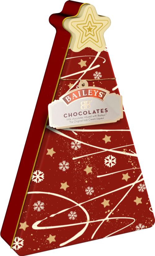 BAILEYS Chocolates in Christmas Tree Tin 228g