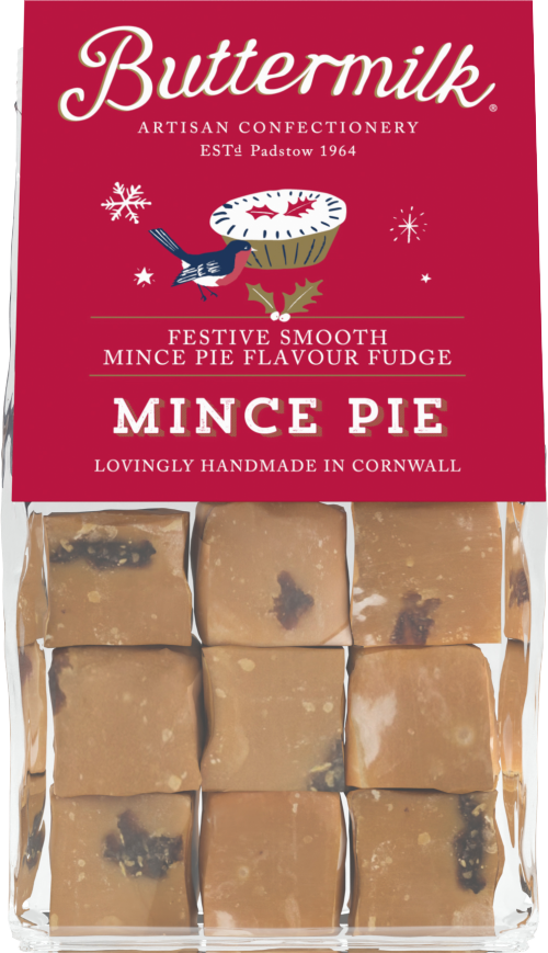 BUTTERMILK Festive Smooth Mince Pie Fudge - Grab Bag 100g