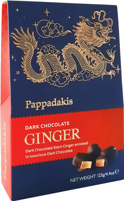 PAPPADAKIS Dark Chocolate Ginger 125g