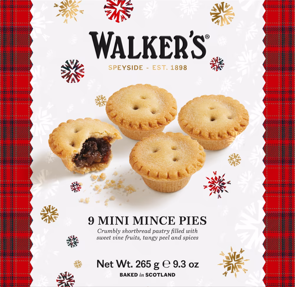 WALKER'S 9 Mini Mince Pies 265g