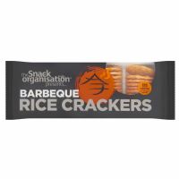 THE SNACK ORGANISATION Barbeque Rice Crackers 100g