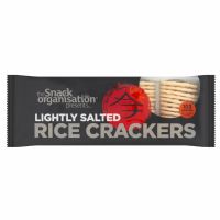 THE SNACK ORGANISATION Lightly Salted Rice Crackers 100g