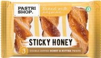 PASTRI SHOP 3 Honey & Butter Twists - Sticky Honey 112.5g