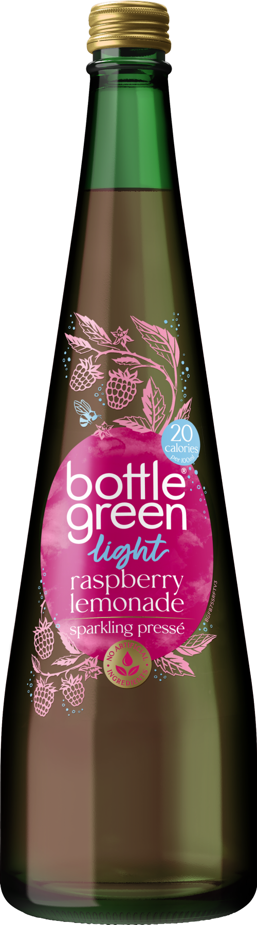 BOTTLEGREEN Light Raspberry Lemonade Sparkling Presse 750ml