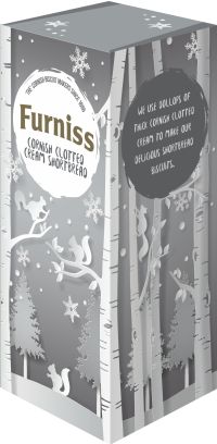 FURNISS Cornish Clotted Cream Shortbread - Christmas Carton 160g