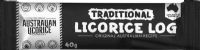 THE GREAT AUSTRALIAN LICORICE COMPANY Traditional Licorice Log 40g