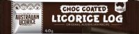 THE GREAT AUSTRALIAN LICORICE COMPANY Choc Coated Licorice Log 40g