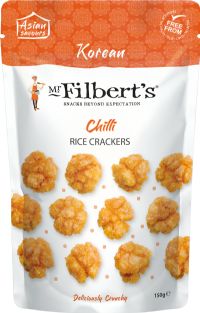MR FILBERT'S Sweet Chilli Rice Crackers 150g