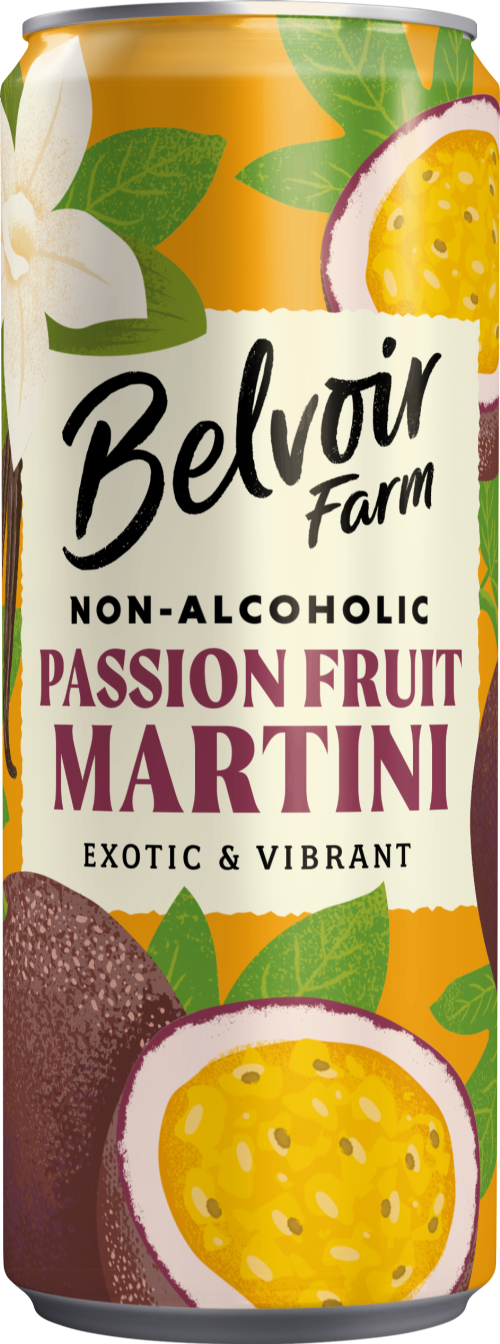 BELVOIR Non-Alcoholic Passionfruit Martini - Can 250ml