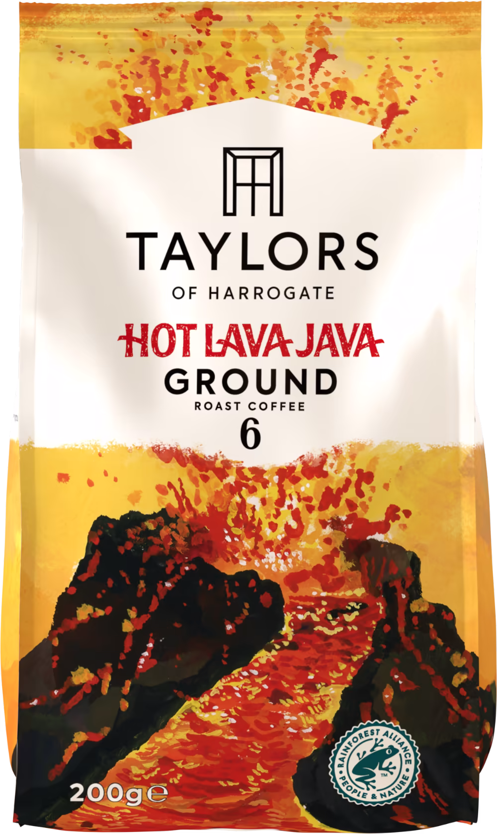 TAYLORS OF HARROGATE Hot Lava Java Ground Roast Coffee 200g