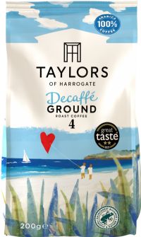 TAYLORS OF HARROGATE Decaffé Ground Roast Coffee 200g