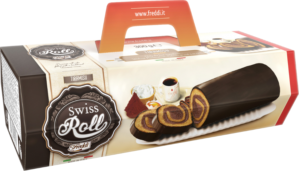 Holleys Fine Foods FREDDI Swiss Roll Tiramisu 300g