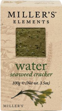 ARTISAN BISCUITS Miller's Elements Water Seaweed Crackers 100g