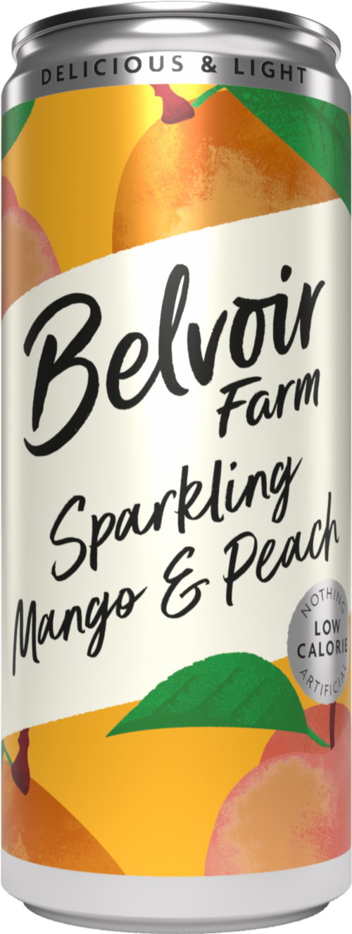BELVOIR Delicious and Light Mango and Peach - Can 330ml