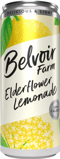 BELVOIR Delicious and Light Elderflower Lemonade - Can 330ml