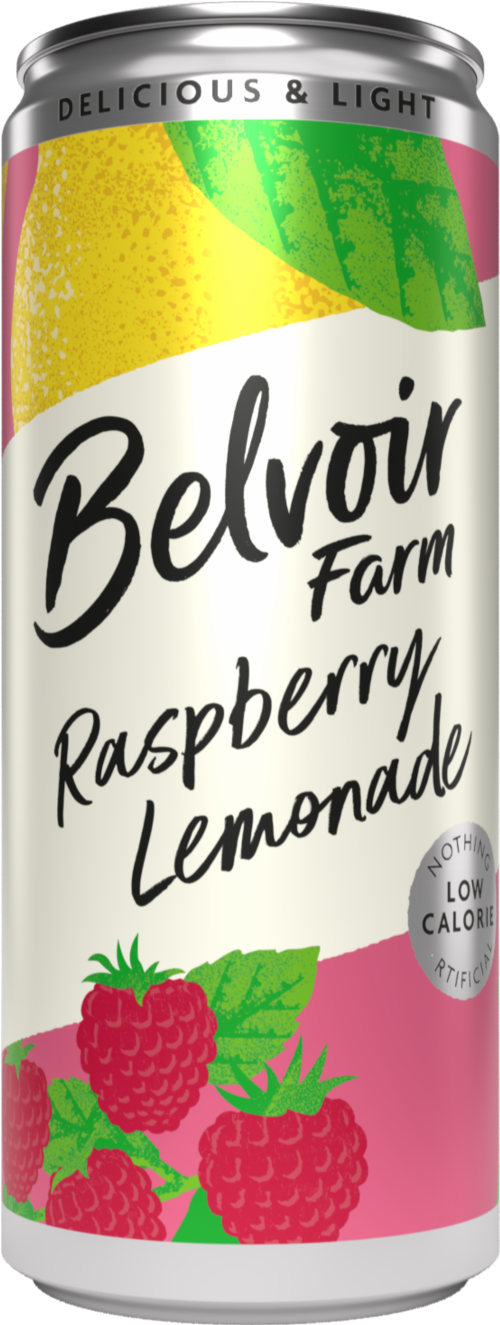 BELVOIR Delicious and Light Raspberry Lemonade - Can 330ml