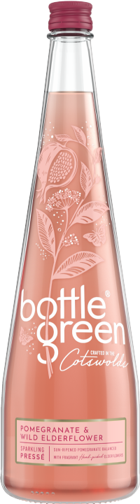 BOTTLEGREEN Light Pomegranate & Elderflower Sparkling Pressé 750ml