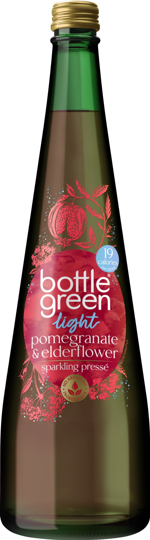 BOTTLEGREEN Light Pomegranate & Elderflower Presse 750ml