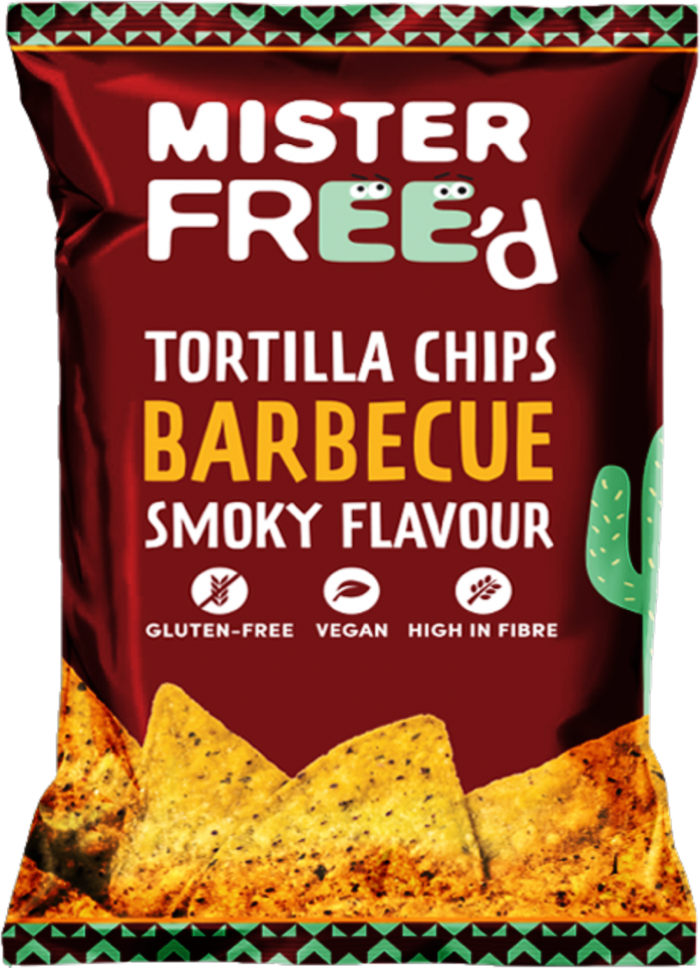 Holleys Fine Foods MISTER FREE'D Tortilla Chips Barbecue Smoky
