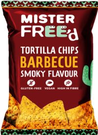 MISTER FREE'D Tortilla Chips - Barbecue Smoky Flavour 135g