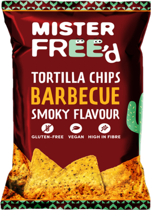 MISTER FREE'D Tortilla Chips - Barbecue Smoky Flavour 135g