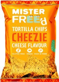 MISTER FREE'D Tortilla Chips - Cheezie Cheese Flavour 135g