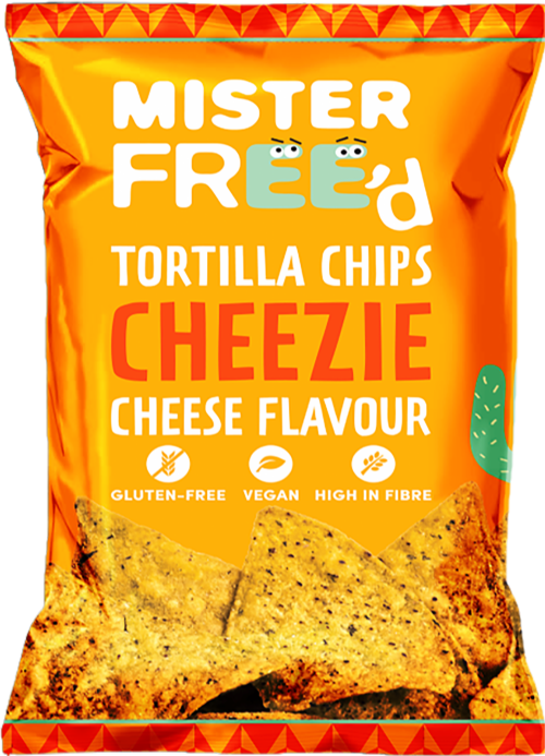 MISTER FREE'D Tortilla Chips - Cheezie Cheese Flavour 135g