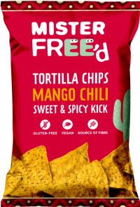 MISTER FREE'D Tortilla Chips - Mango Chilli Sweet & Spicy Kick 135g