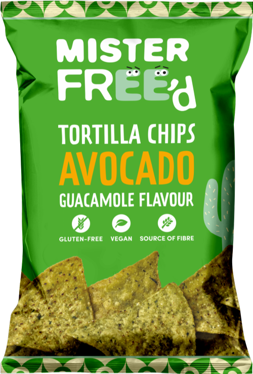 MISTER FREE'D Tortilla Chips - Avocado Guacamole Flavour135g