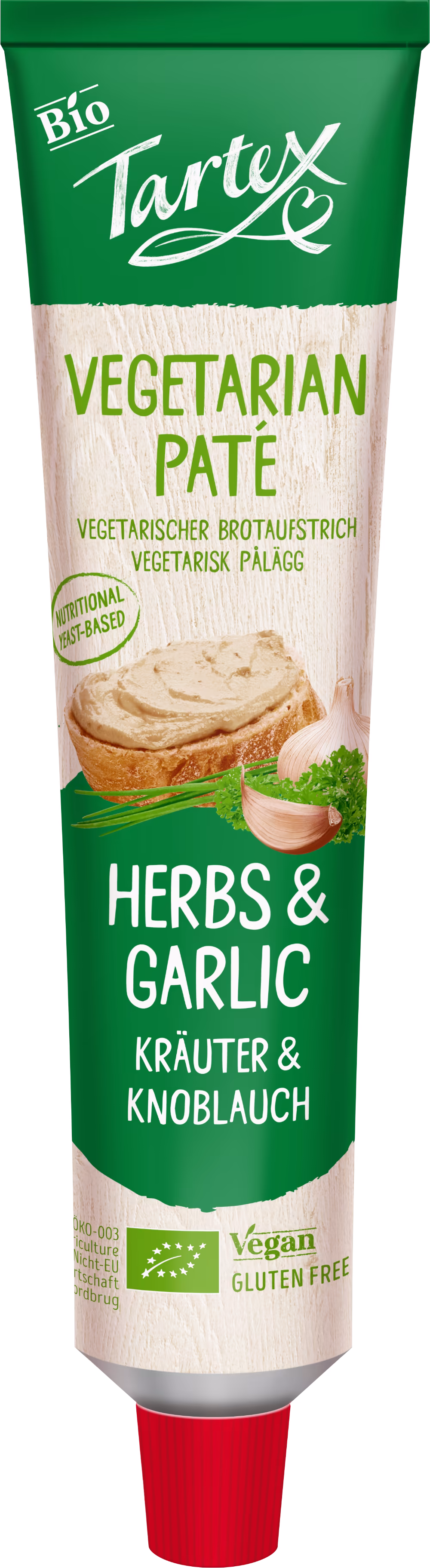 TARTEX Vegetarian Paté - Herbs & Garlic 200g