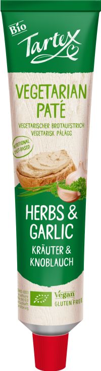 TARTEX Vegetarian Paté - Herbs & Garlic 200g
