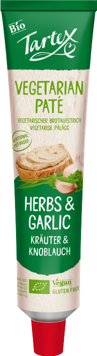 TARTEX Vegetarian Paté - Herbs & Garlic 200g