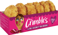 MRS CRIMBLE'S 6 Big Coconut Macaroons 180g