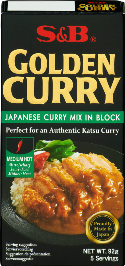S&B Golden Curry Mix - Medium Hot