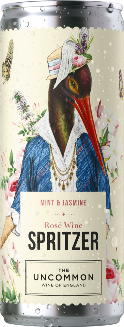 THE UNCOMMON Rose Wine Spritzer - Mint & Jasmine 250ml