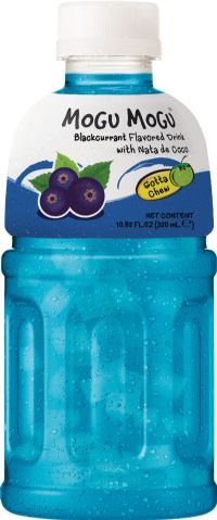 MOGU MOGU Blackcurrant Flavoured Drink with Nata de Coco 320ml