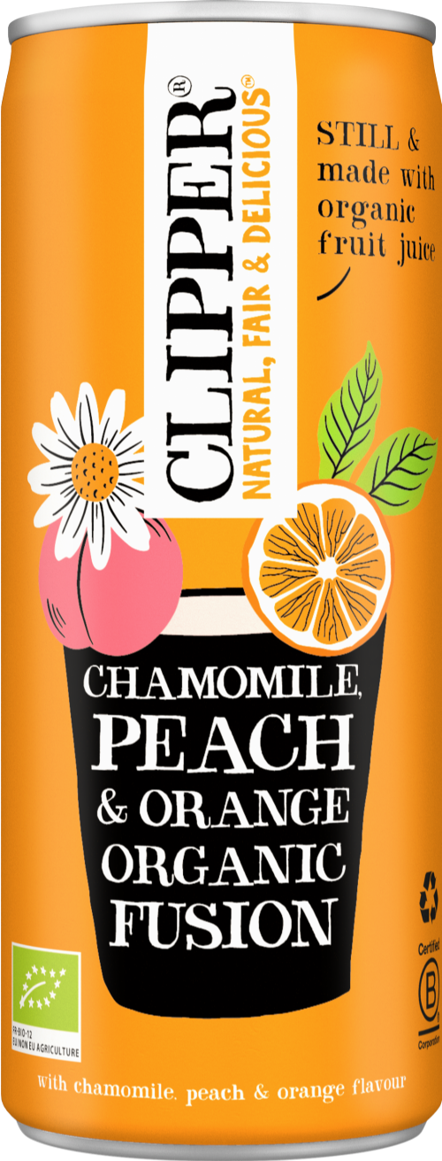 CLIPPER Chamomile, Peach & Orange Organic Fusion 250ml
