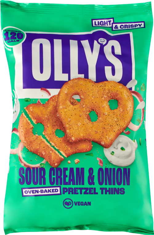 OLLY'S Pretzel Thins - Sour Cream & Onion140g