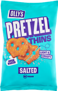 OLLY'S Pretzel Thins - Salted Original 140g