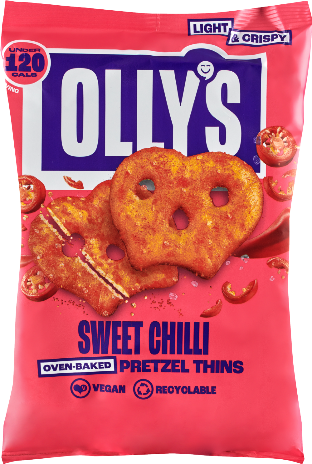 Olly's Pretzel Thins - Sweet Chilli 140g