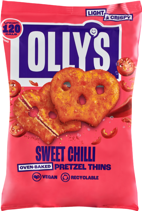 OLLY'S Pretzel Thins - Sweet Chilli 140g